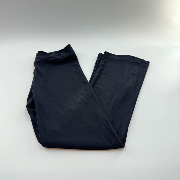 Funky Diva Pants - Funky Diva American Vintage Y2K Black Straight Leg Fleece-Lined Leggings